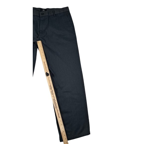 Dockers Pants Men's Flat Front Slash Pkt Straight Leg Signature Khaki Gray 34X32 - Picture 8 of 14